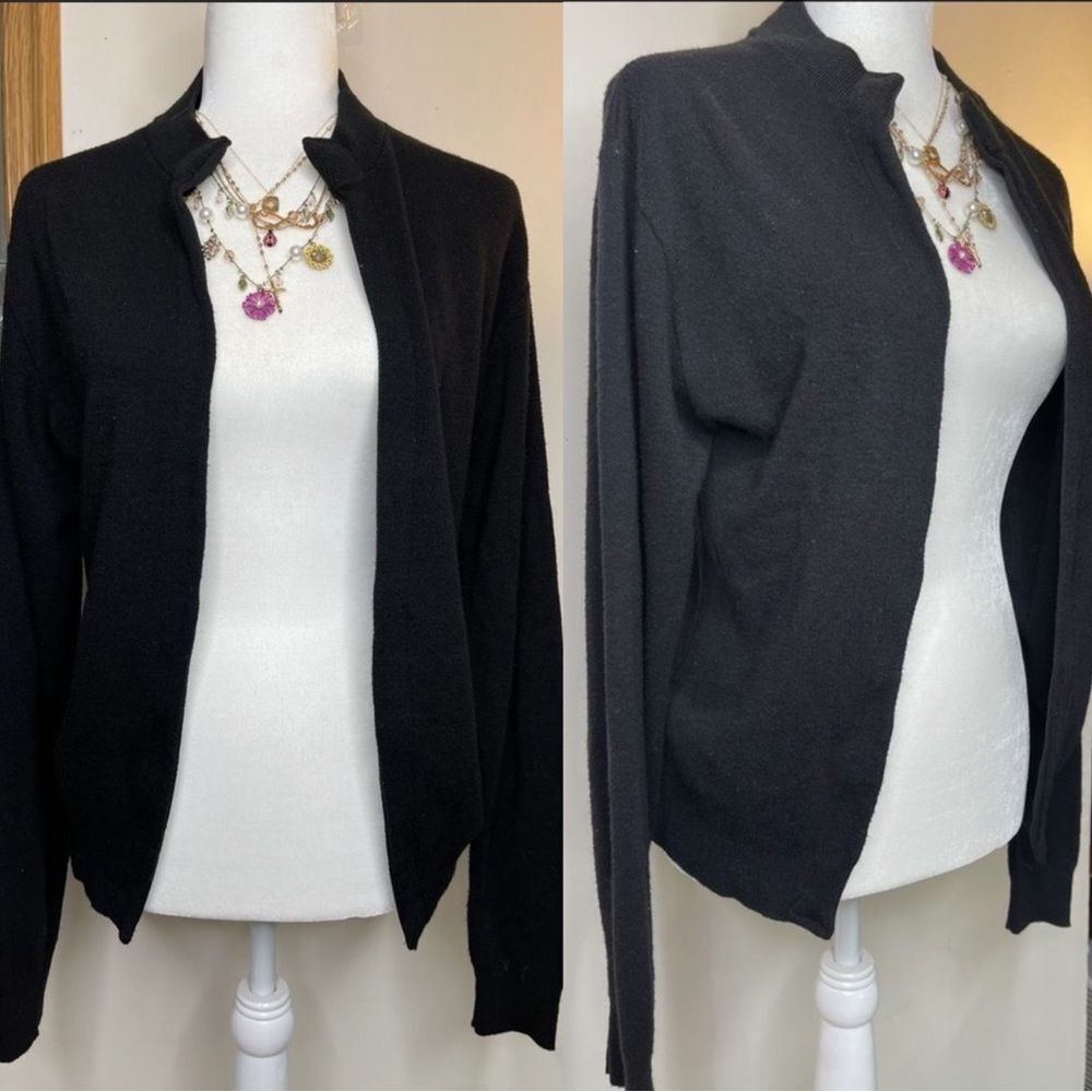 Black Sweater, Cardigan Sweater Size Medium